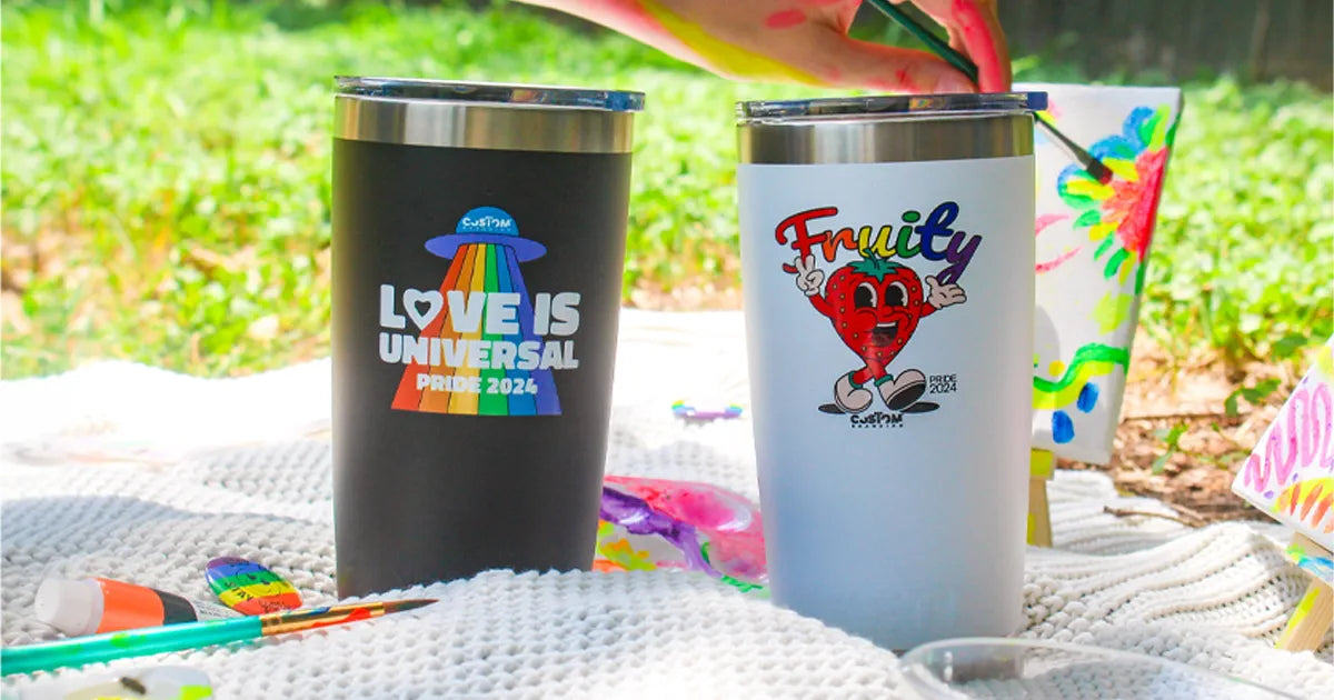 custom pride month tumblers