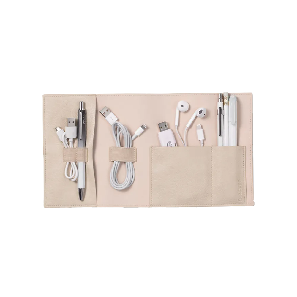 Bookaroo Tech-Tidy Carry Case in Cream 
