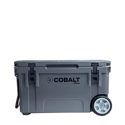 Blue Cooler 5 day 55 quart cooler with wheels in Grey 