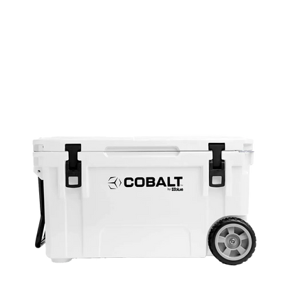 Blue Cooler 5 day 55 quart cooler with wheels in White 