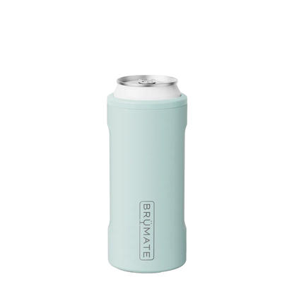 Back customization side of the BruMate Hopsulator Slim in Blue Agave 
