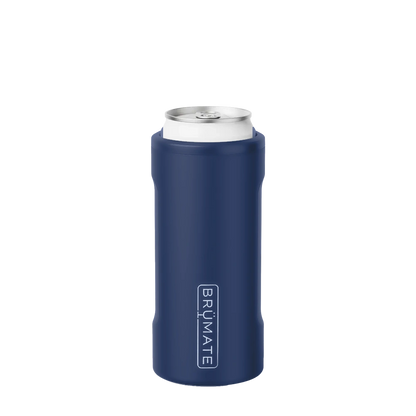 Back customization side of the BruMate Hopsulator Slim in Matte Navy 