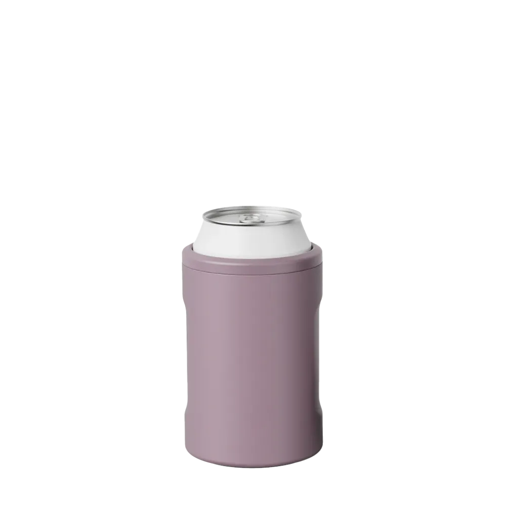 Front customization side of the BruMate Hopsulator Duo in Lilac Dusk 