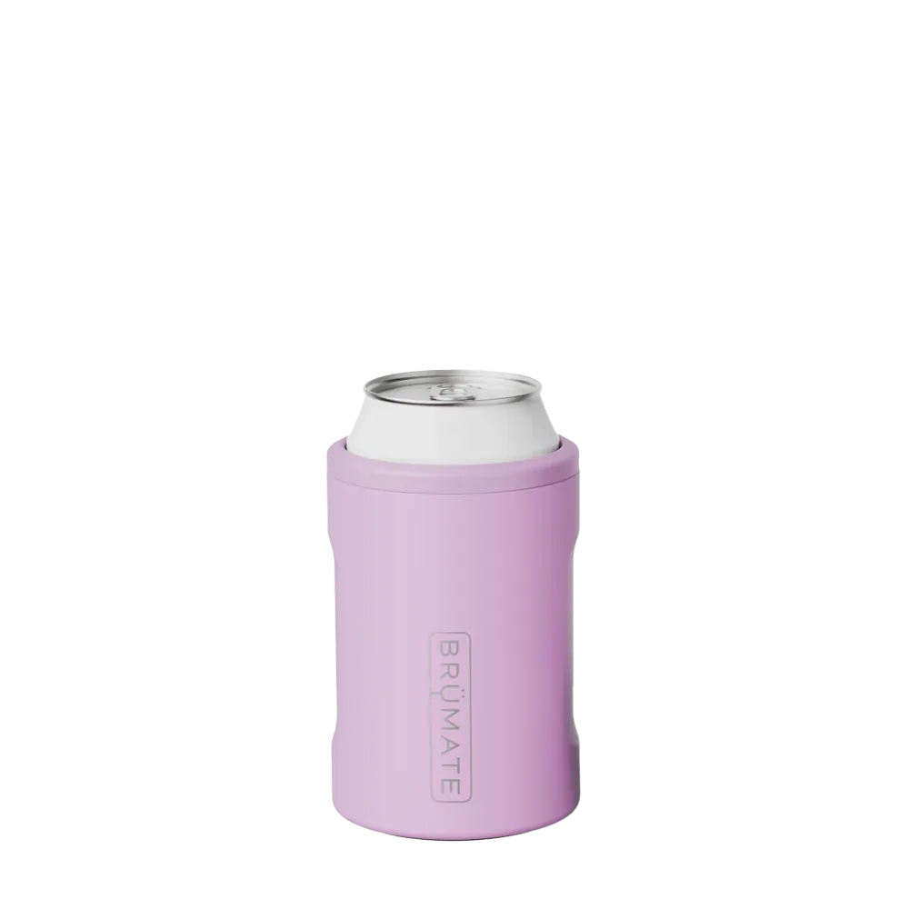 Back customization side of the BruMate Hopsulator Duo in Lavender 