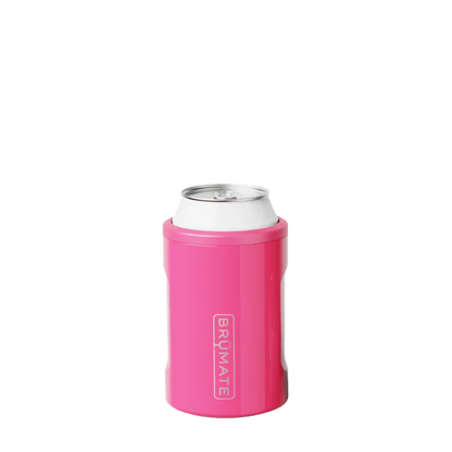 Back customization side of the BruMate Hopsulator Duo in Neon Pink 