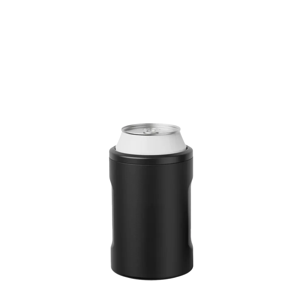 Front customization side of the BruMate Hopsulator Duo in Matte Black 