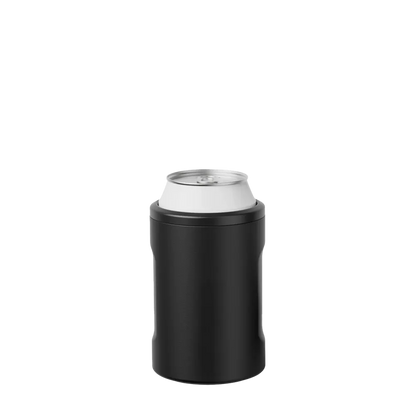 Front customization side of the BruMate Hopsulator Duo in Matte Black 