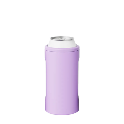Front customization side of the BruMate Hopsulator Trio in Lavender 