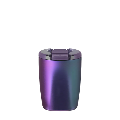 Front customization side of the BruMate Rocks with Color Matched Lid 12 oz in Dark Aura 