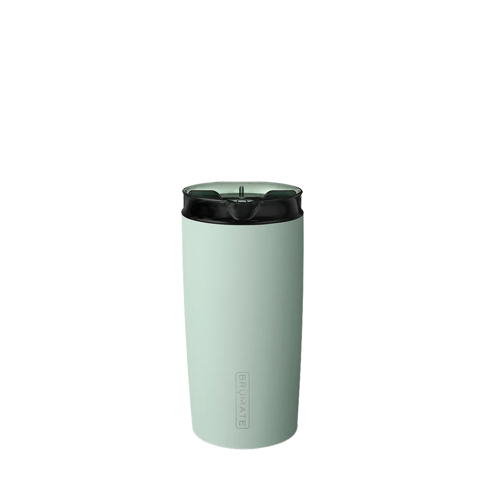 Back customization side of the BruMate Togosa Bottle Chiller &amp; Pitcher in Sage 