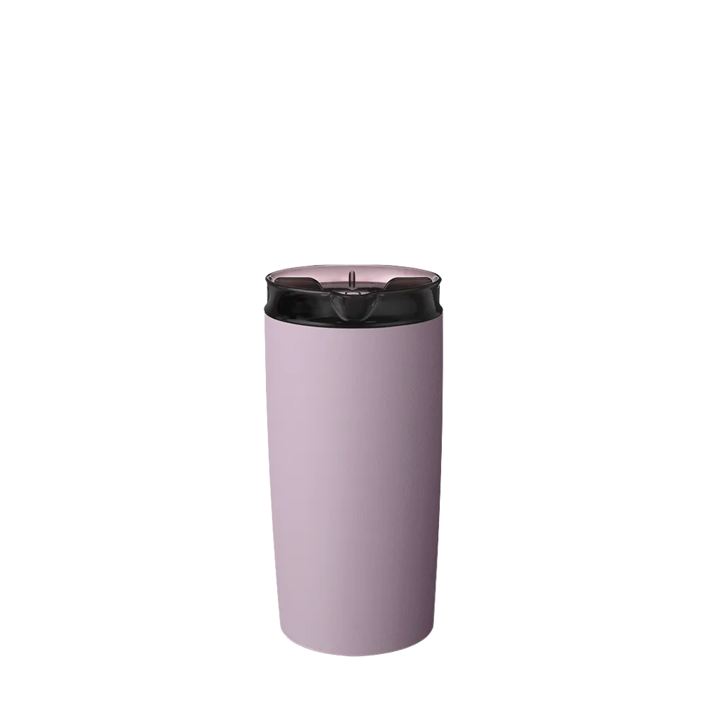 Front customization side of the BruMate Togosa Bottle Chiller &amp; Pitcher in Lilac Dusk 