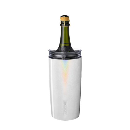 BruMate Togosa Bottle Chiller &amp; Pitcher in Glitter White 