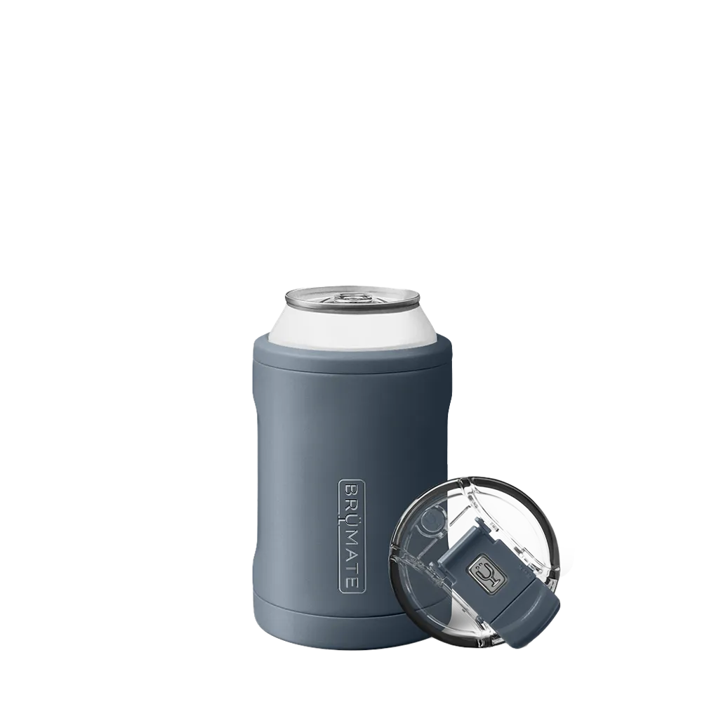BruMate Hopsulator Duo 2-in-1 Insulated Can Holder 12 oz in Nightfall 
