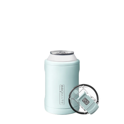 BruMate Hopsulator Duo 2-in-1 Insulated Can Holder 12 oz in Blue Agave 