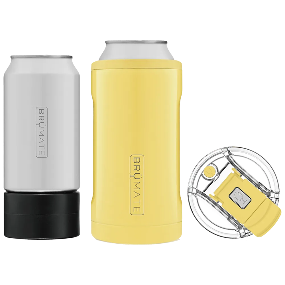 Brumate 12oz/16oz Hopsulator Trio 3 in 1 Can Holder - Daisy