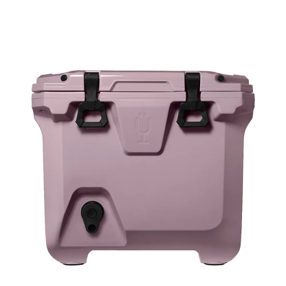 Front customization side of the BruMate BrüTank 35 qt in Lilac Dusk 