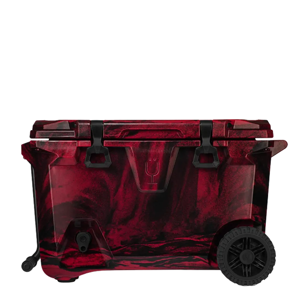 BruMate BruTank 55 qt. in black and red swirl 