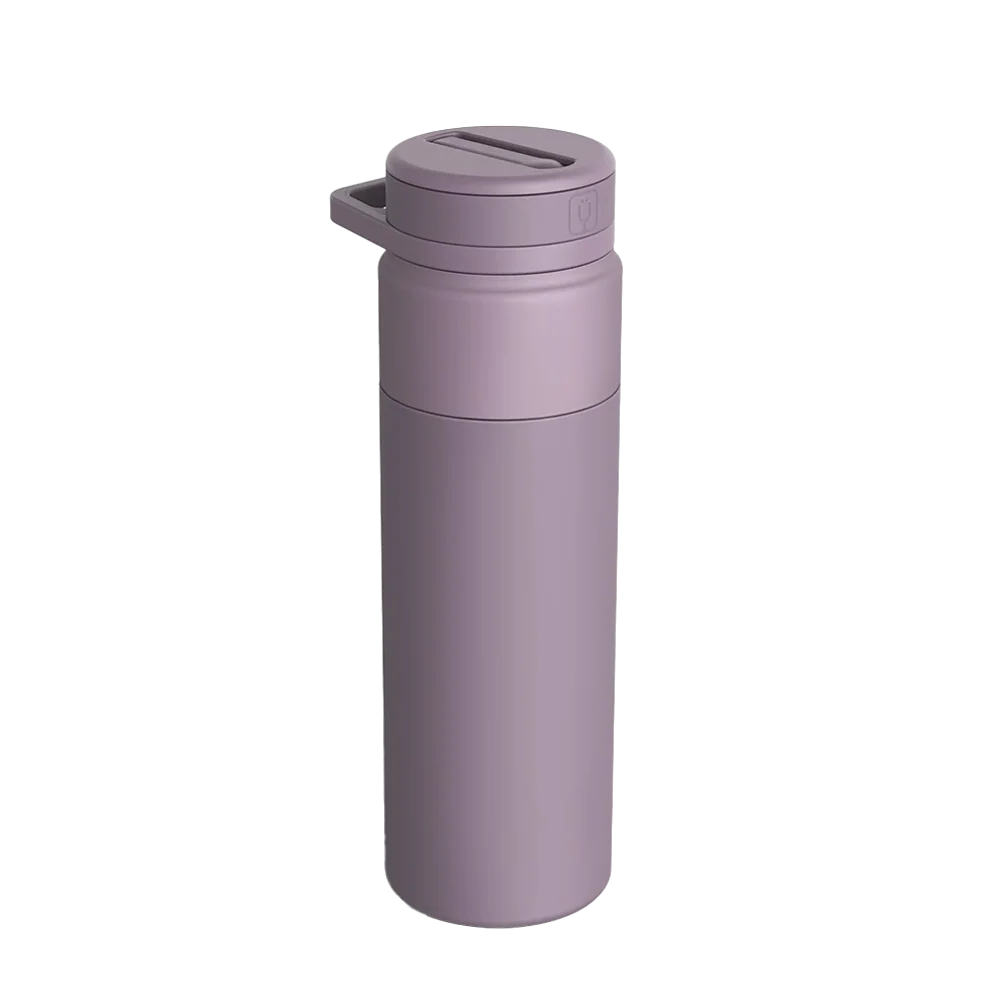 Front customization side of the Brumate Rotera 25 oz in Lilac Dusk 