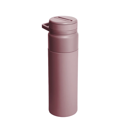 Front customization side of the Brumate Rotera 25 oz in Rose Taupe 