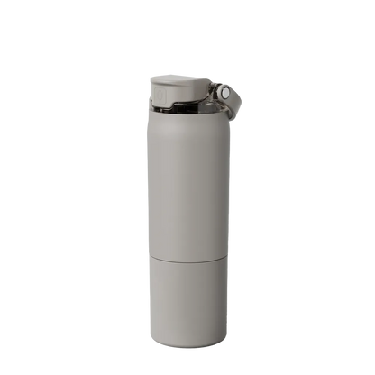 Front customization side of the BruMate Rise Bottle 25 oz in Mocha 