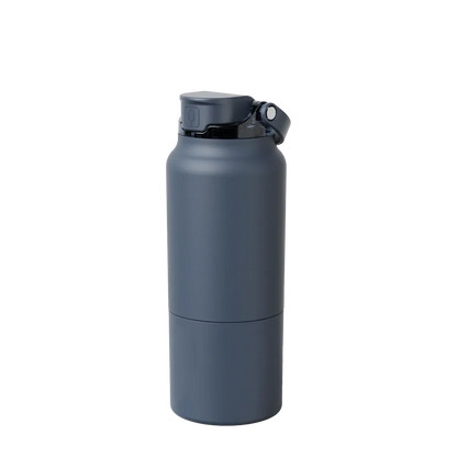 Front customization side of the BruMate Rise Bottle 35 oz in Nightfall 