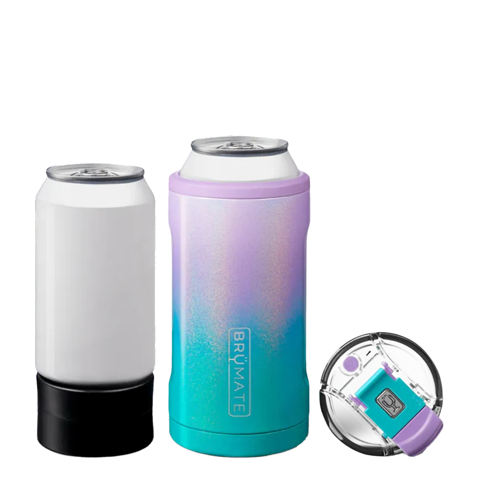 BruMate Hopsulator Bott'l Bottle Cooler - Glitter Mermaid