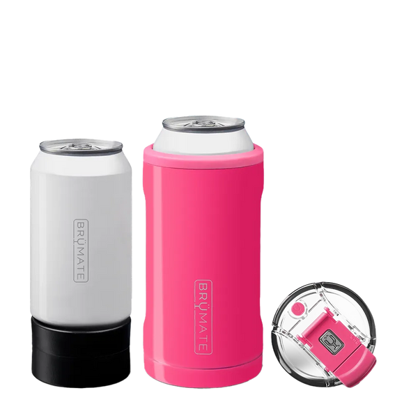 Customized Hopsulator TRiO 3-in-1 Insulated Can Holder Can & Bottle Sleeves from Brumate #color_neon-pink