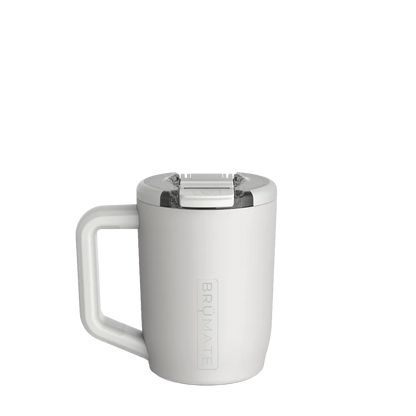 Back customization side of the BruMate Müv Mug 15 oz in Dune 