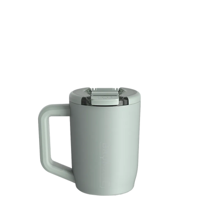 Back customization side of the BruMate Müv Mug 15 oz in Sage 