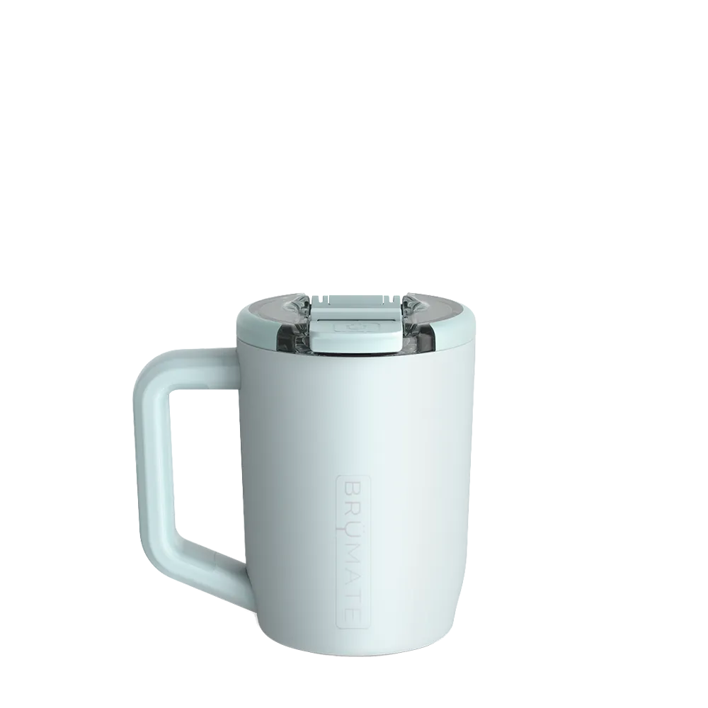 Back customization side of the BruMate Müv Mug 15 oz in Blue Agave 