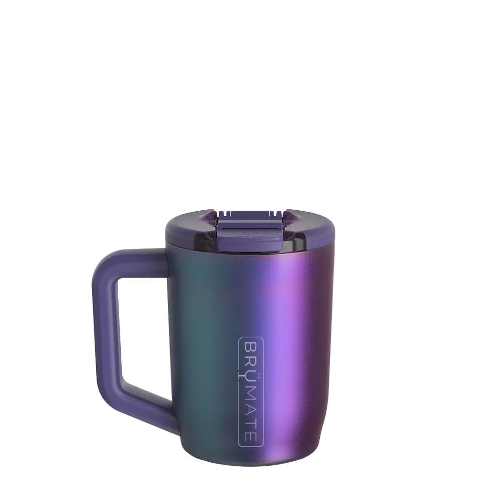 Back customization side of the BruMate Müv Mug 15 oz in Dark Aura 