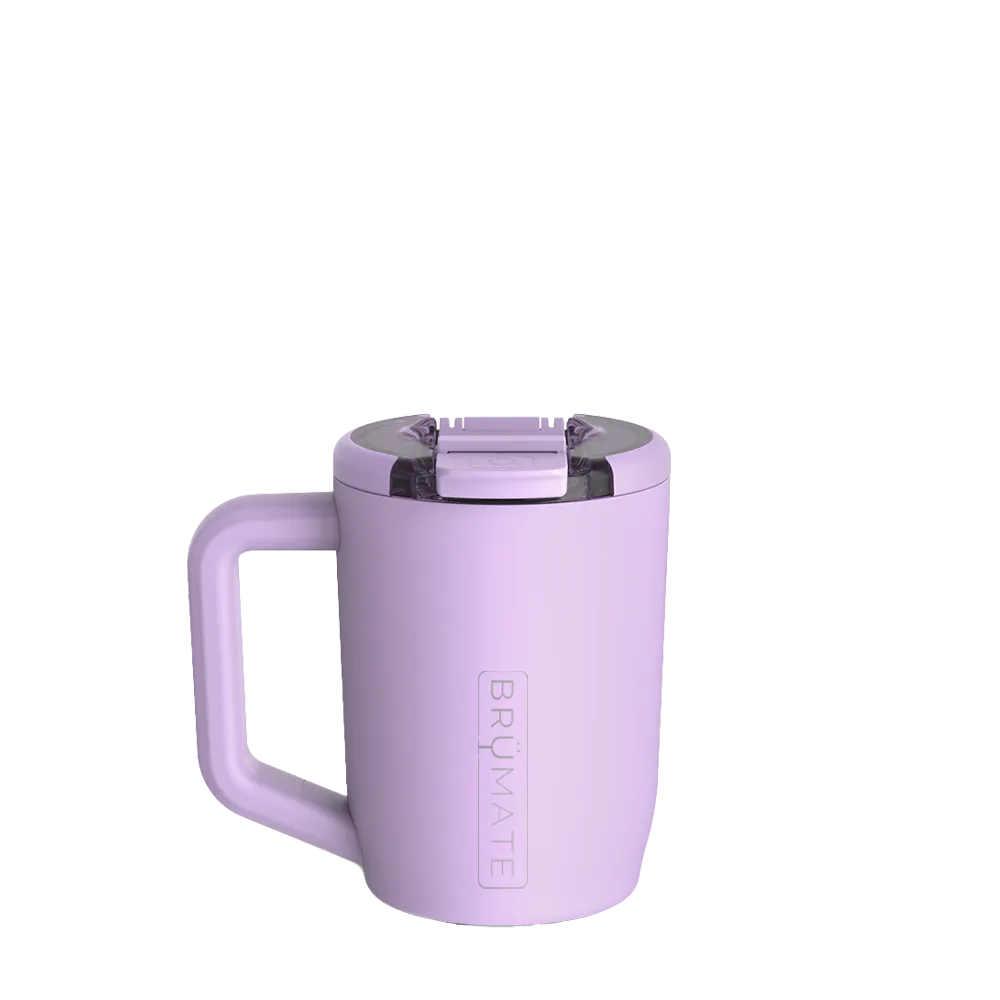 Back customization side of the BruMate Müv Mug 15 oz in Lavender 