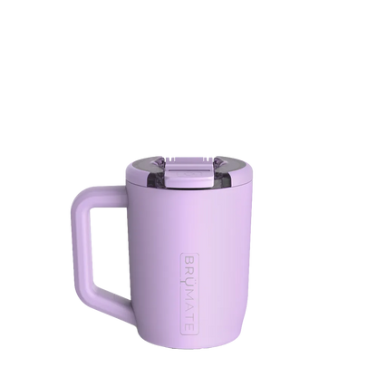 Back customization side of the BruMate Müv Mug 15 oz in Lavender 