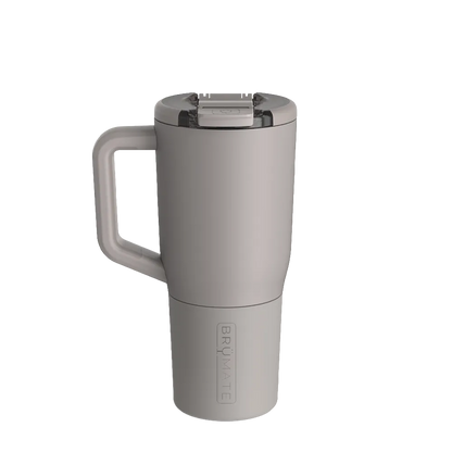 Back customization side of the BruMate Müv Mug 25 oz in Mocha 