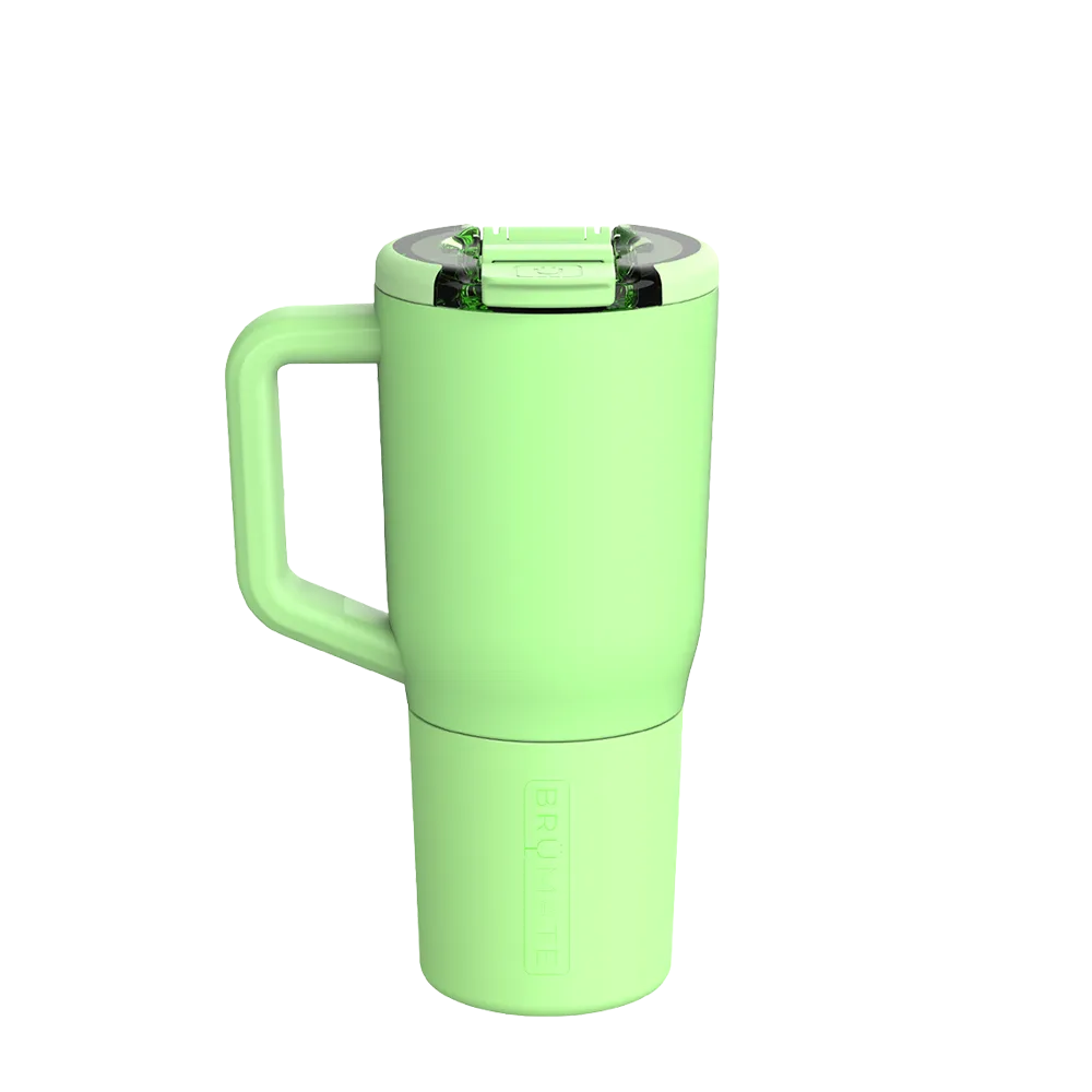 Back customization side of the BruMate Müv Mug 25 oz in Kiwi 