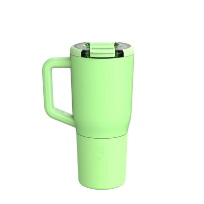 Back customization side of the BruMate Müv Mug 25 oz in Kiwi 