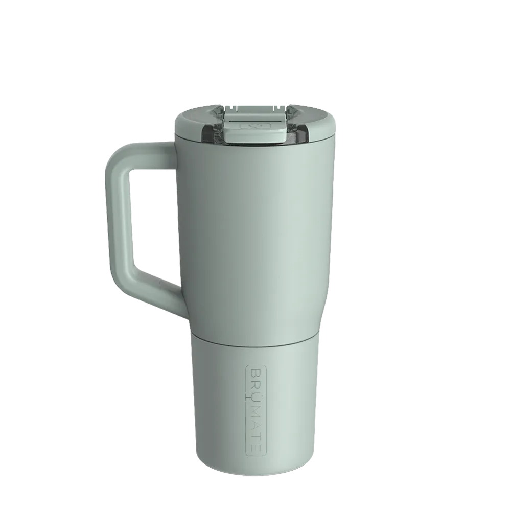Back customization side of the BruMate Müv Mug 25 oz in Sage 