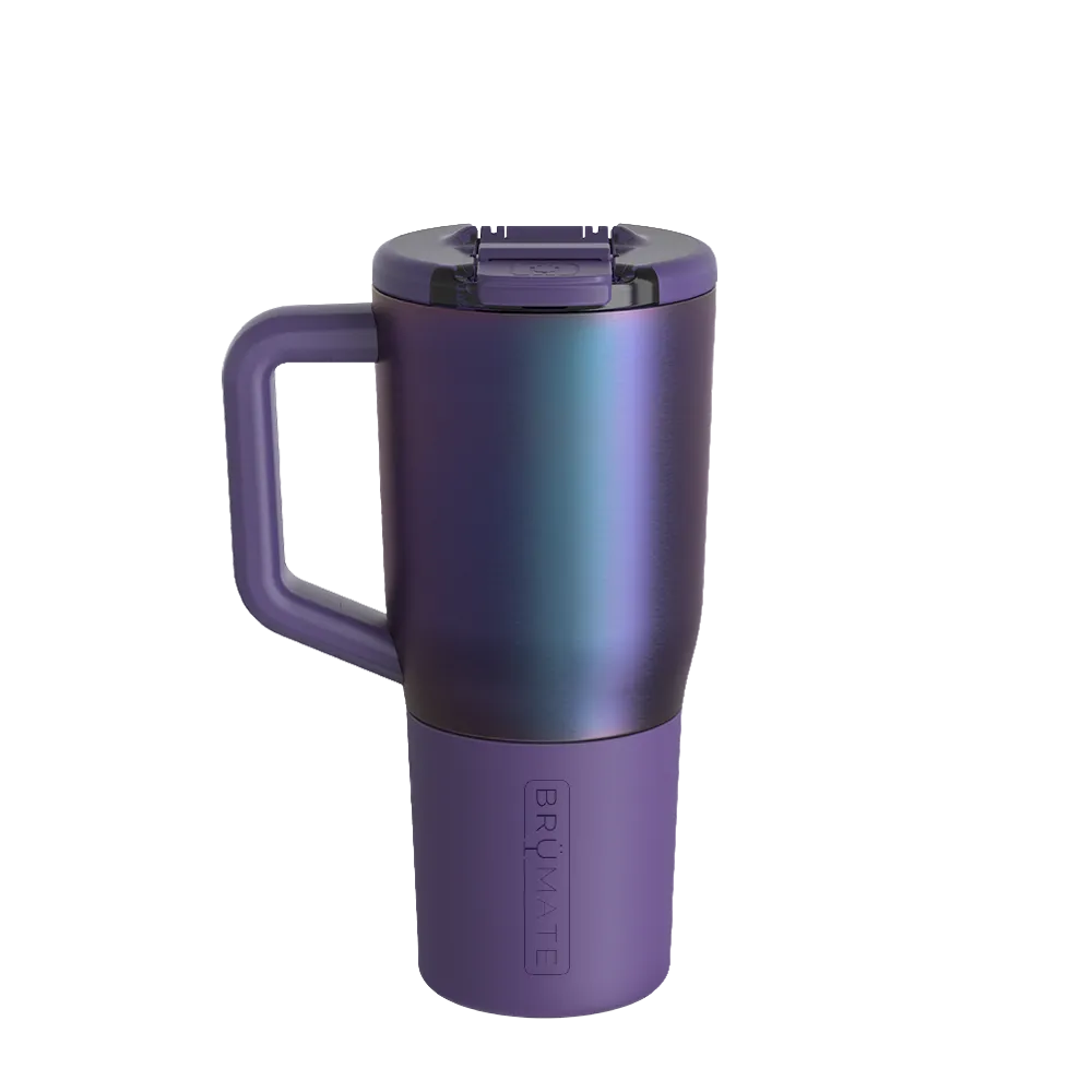 Back customization side of the BruMate Müv Mug 25 oz in Dark Aura 
