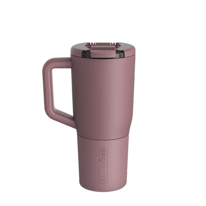 Back customization side of the BruMate Müv Mug 25 oz in Rose Taupe 