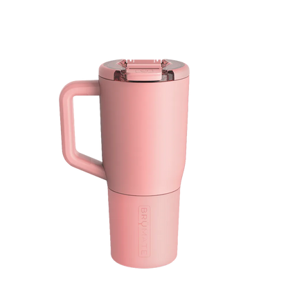 Back customization side of the BruMate Müv Mug 25 oz in Guava 
