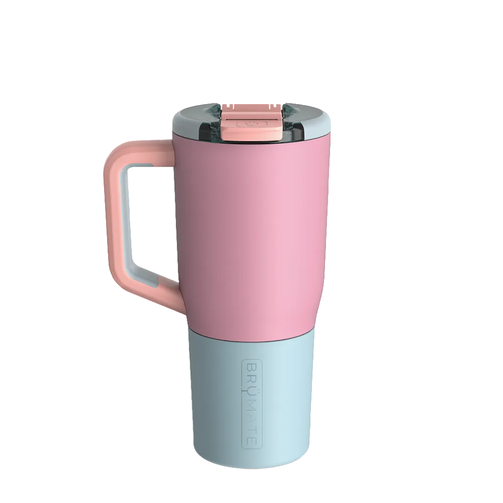 Back customization side of the BruMate Müv Mug 25 oz in Eclipse 