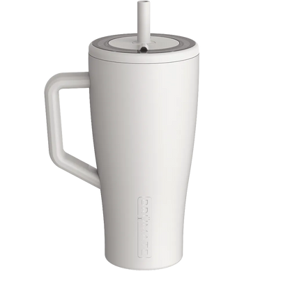 Back customization side of the BruMate Era Mug 30 oz in Dune 