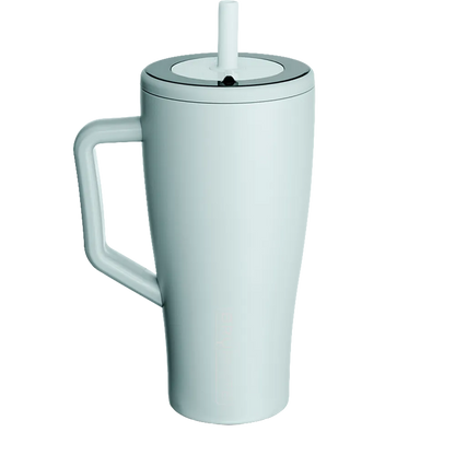 Back customization side of the BruMate Era Mug 30 oz in Blue Agave 