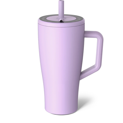 Front customization side of the BruMate Era Mug 30 oz in Lavender 