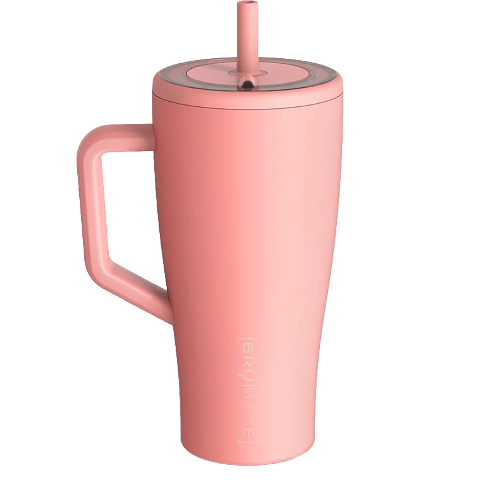 Back customization side of the BruMate Era Mug 30 oz in Guava 