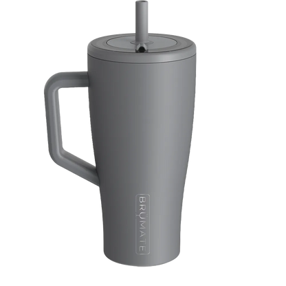 Back customization side of the BruMate Era Mug 30 oz in Matte Grey 