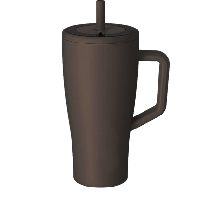 Front customization side of the BruMate Era Flip 30 oz in Java 