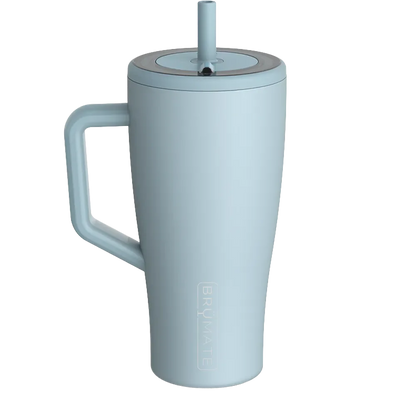 Back customization side of the BruMate Era Flip 30 oz in Blue Agave 