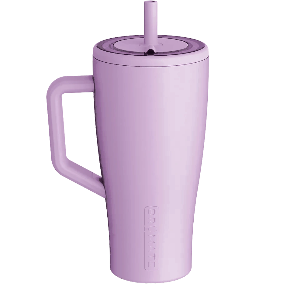 Back customization side of the BruMate Era Flip 30 oz in Lavender 