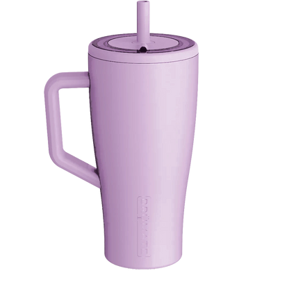 Back customization side of the BruMate Era Flip 30 oz in Lavender 